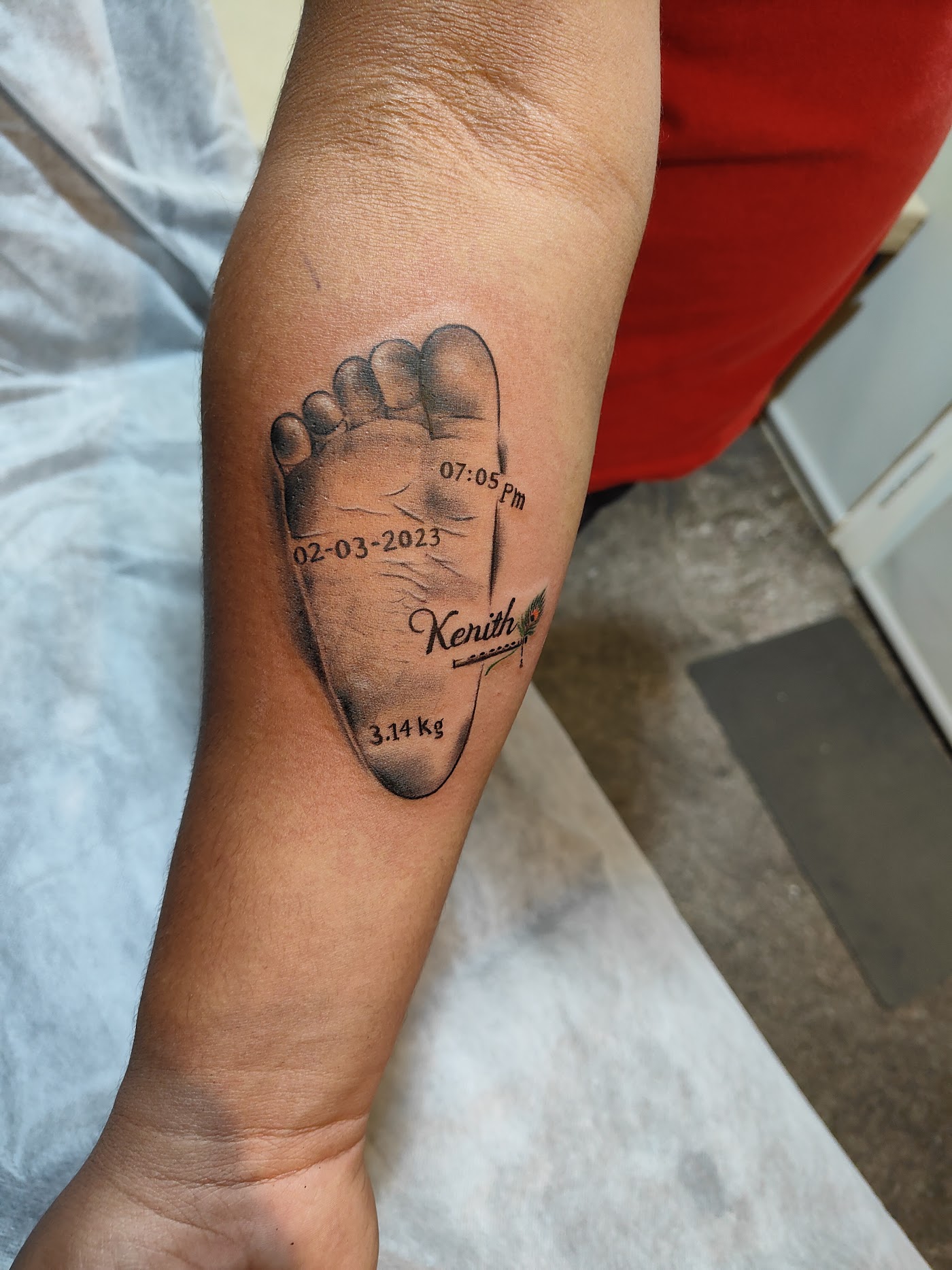 Custom tattoo by KJRB Tattoo Studio, Bengaluru