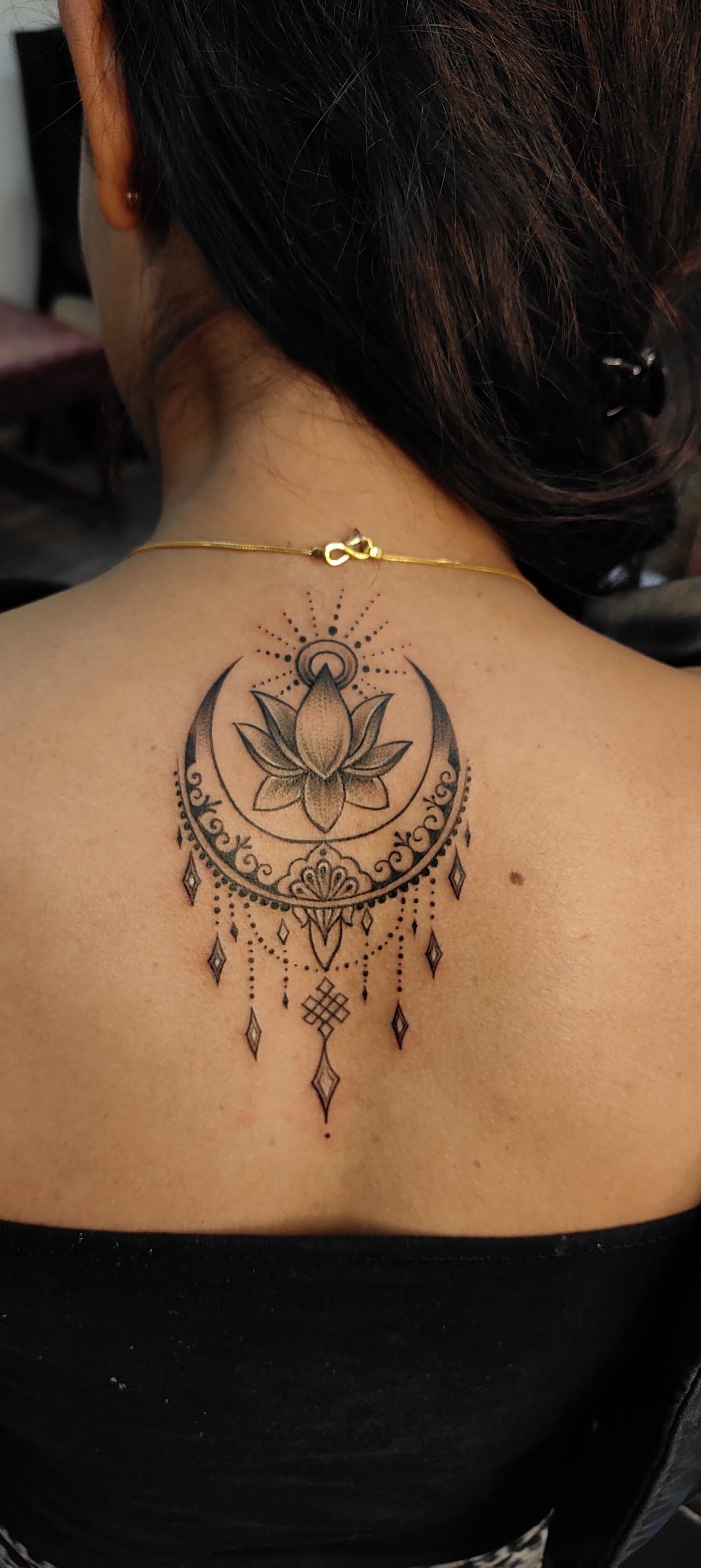 Geometrical tattoo by KJRB Tattoo Studio, Bengaluru