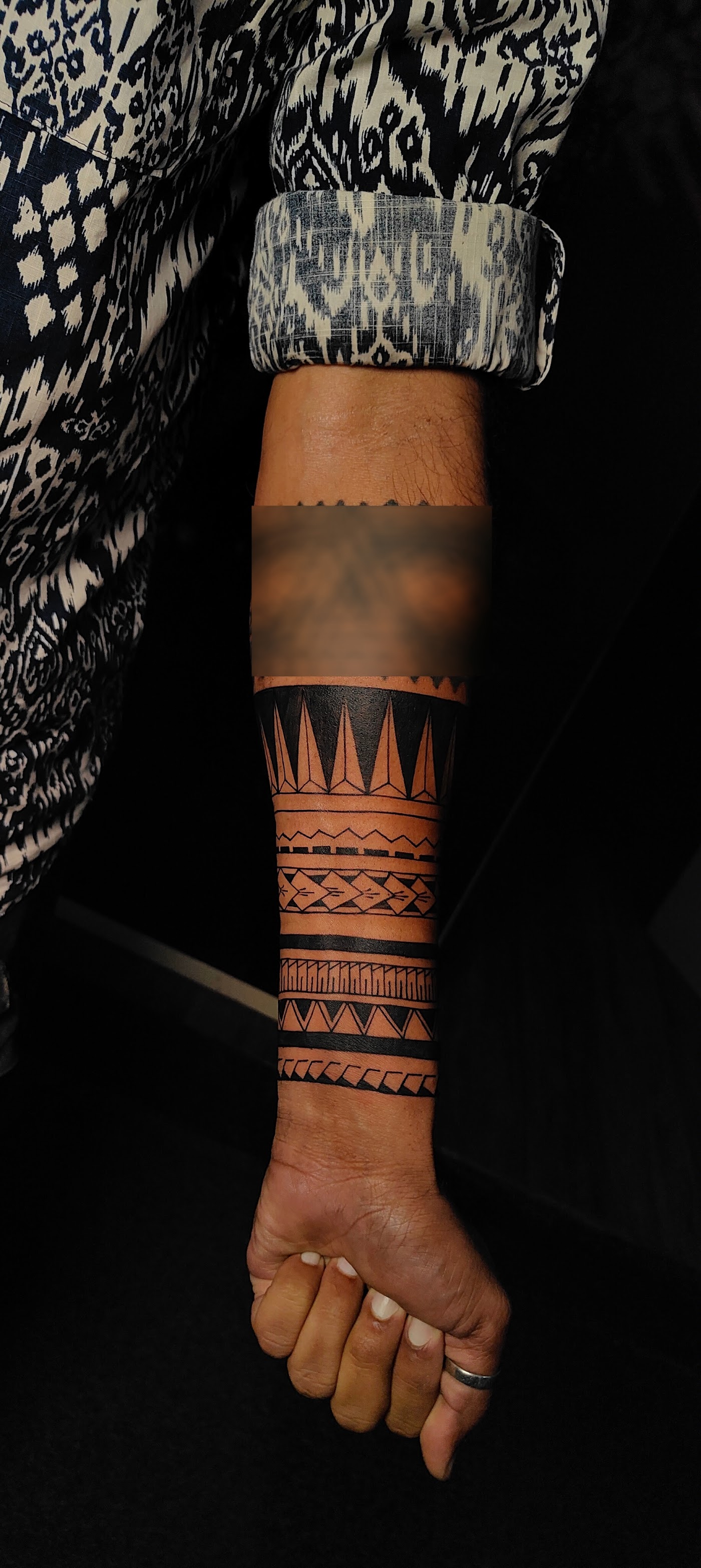 Geometrical tattoo by KJRB Tattoo Studio, Bengaluru