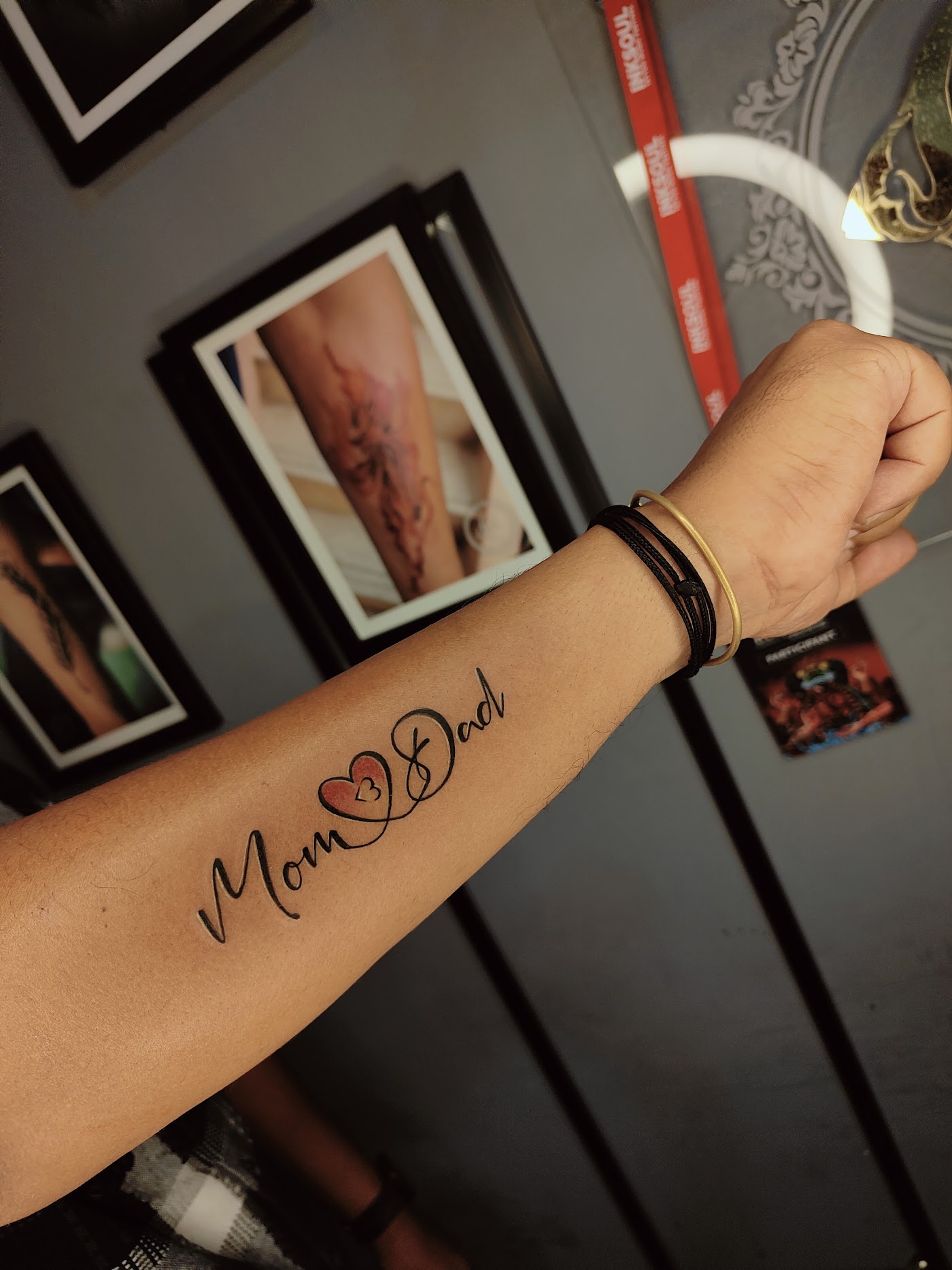 Name tattoo by KJRB Tattoo Studio, Bengaluru