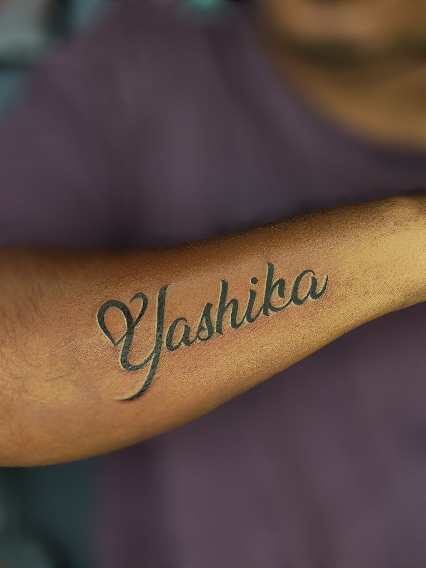 Name tattoo by KJRB Tattoo Studio, Bengaluru