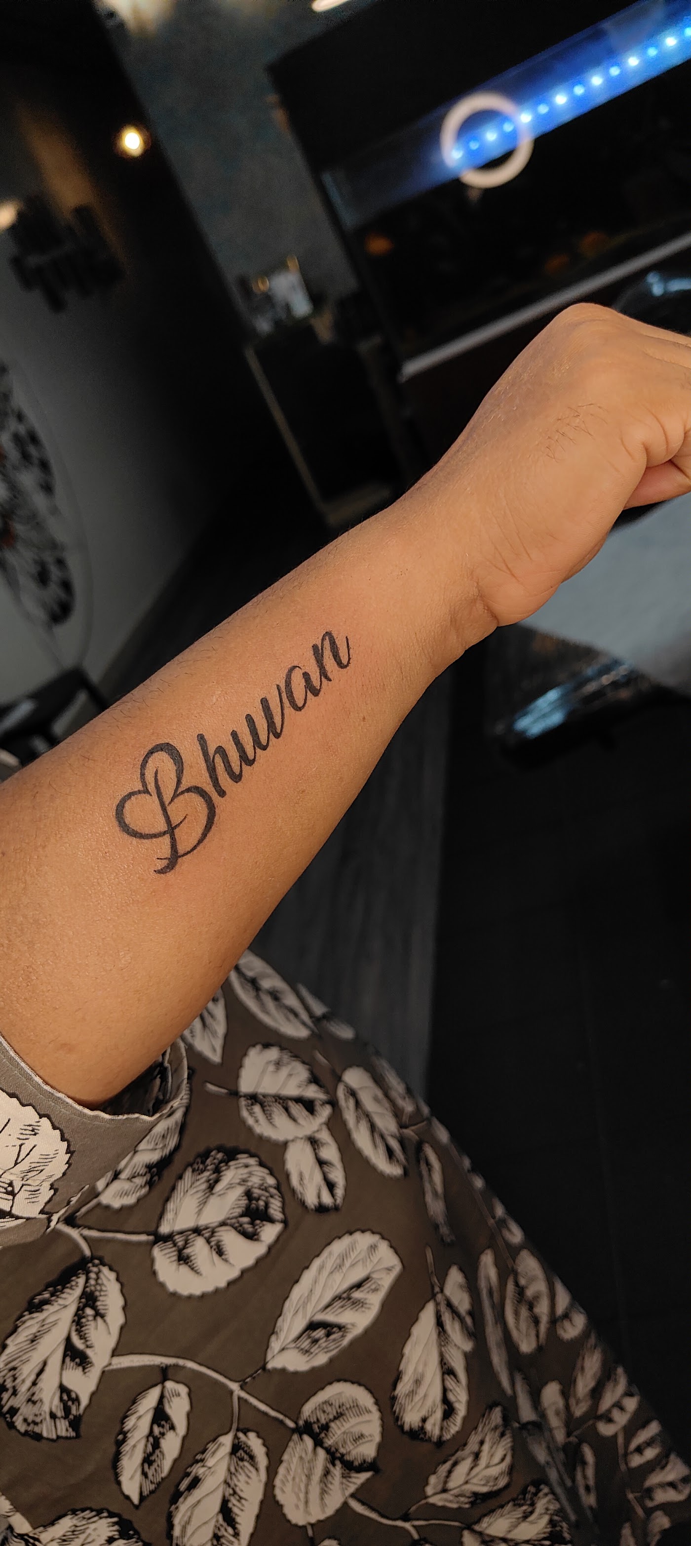 Name tattoo by KJRB Tattoo Studio, Bengaluru