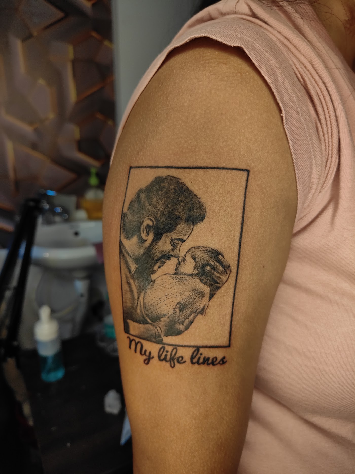Portrait tattoo by KJRB Tattoo Studio, Bengaluru