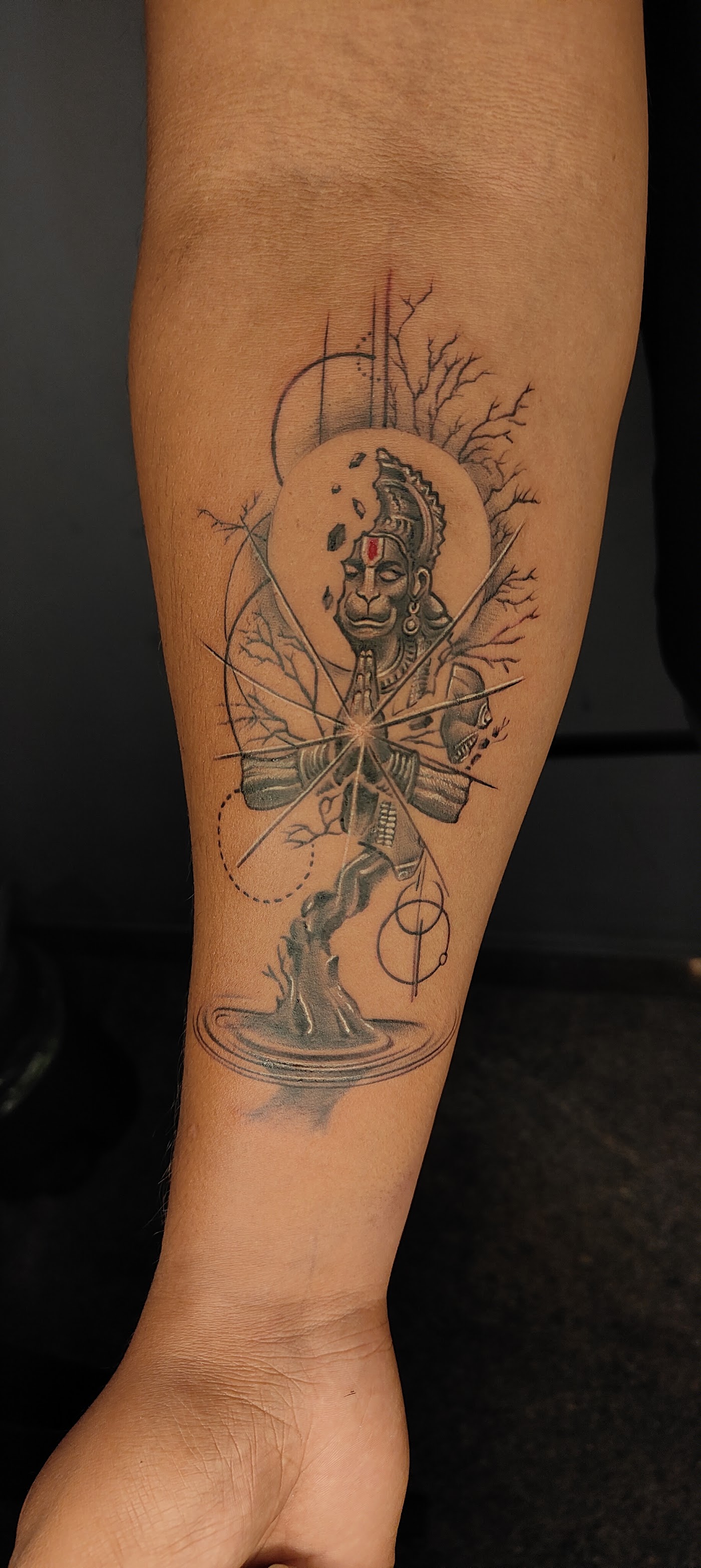Spiritual tattoo by KJRB Tattoo Studio, Bengaluru