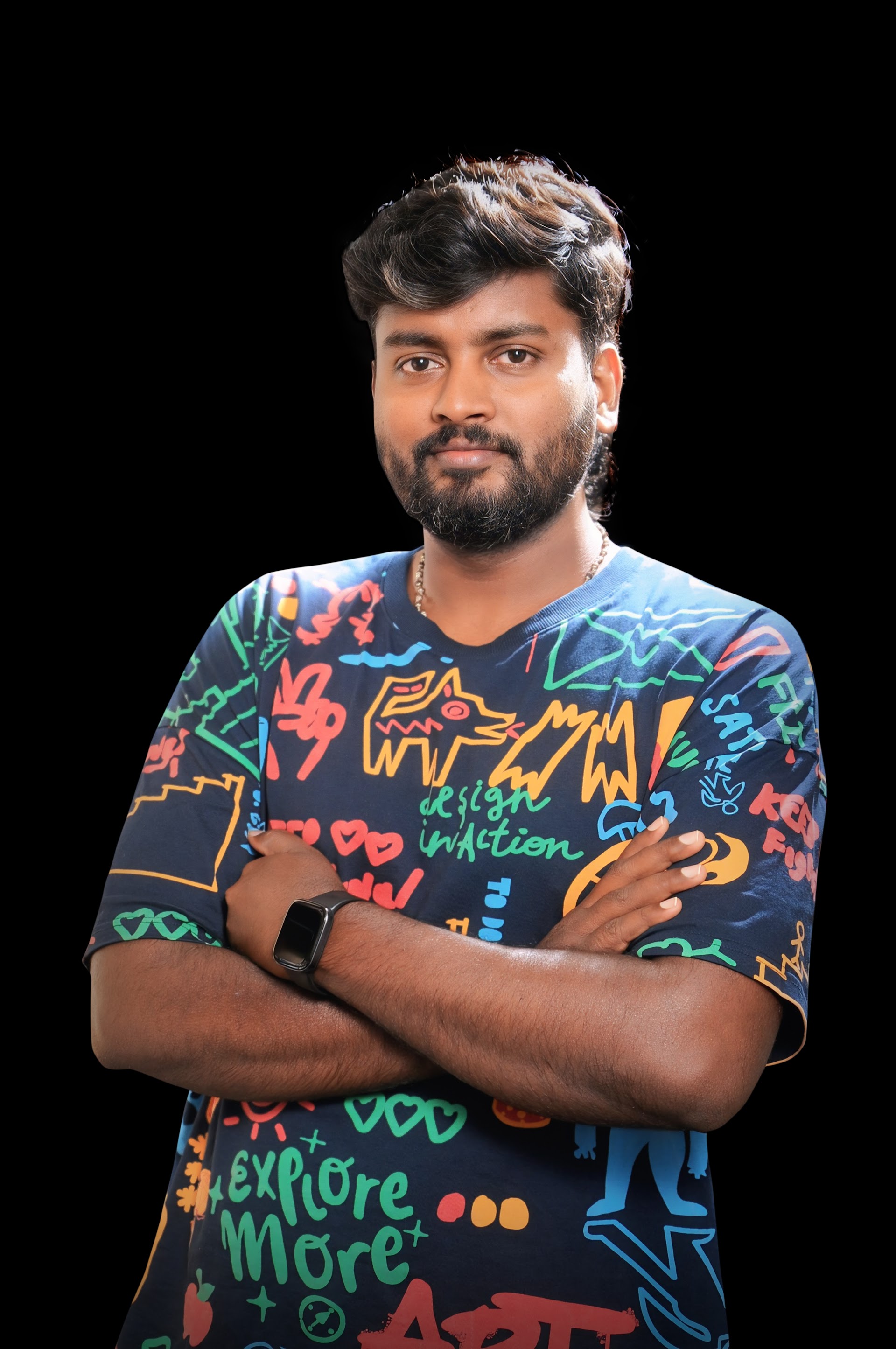 Mr. Mani, certified tattoo artist and founder of KJRB Tattoo Studio
